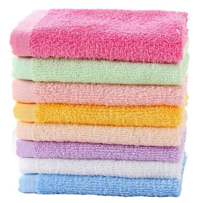 Luxury Baby Washcloth Towel Set 16 Pack for Children Baby Bathroom-Hotel-Spa-Kitchen Multi-Purpose Fingertip Towels & Face Cloths 10'' x 10''