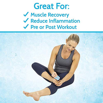 Arctic Flex Cold Massage Roller Ball (2 Pack) - Cryoball Massage Hand Ice