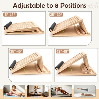 Wooden Slant Board, Incline Board for Leg Exercises