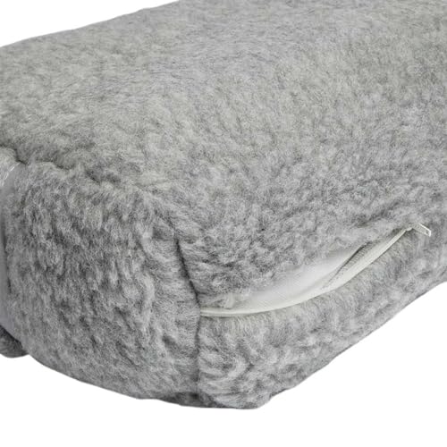 Manduka Yoga Bolster Pillow - Lightweight, Removable eQua Microfiber Cover, Easy Carry Handle, Firm Support, Various Sizes and Colors