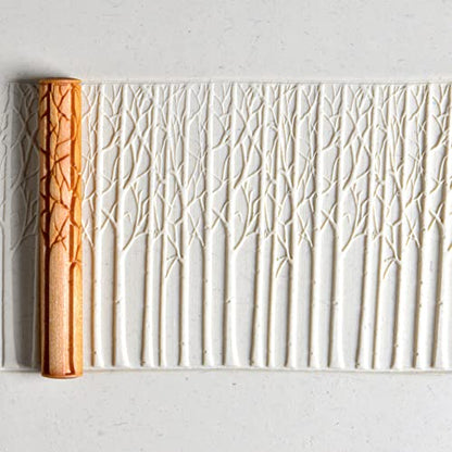 MKM Pottery Tools Wood Twig Rollers for Clay (Tw-33 Winter Woods) - color: Tw-33 Winter Woods