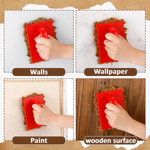 Threlaco 2 Pcs Large Sponge Paint Roller for Painting Sea Texture Sponge for Painting Art Coatings Natural Brush Paintings Texture Repair Home Wall Decorating