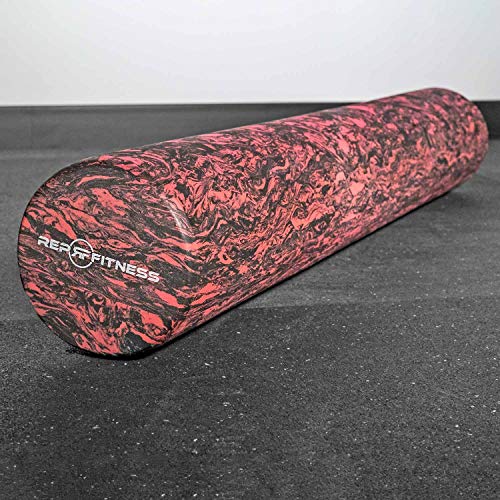 Rep Fitness Dense Foam Roller | 36" Muscle Recovery Tool | High Density Massage Cylinder | Back Pain Relief Equipment | Yoga Exercise Gear | Trigger Point Therapy Roller - size: 6x36”