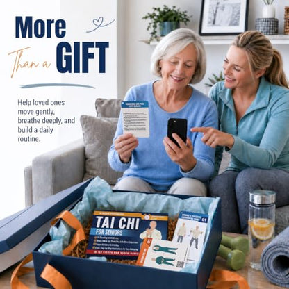 POCAZONE Tai Chi for Seniors Over 60, 46 Exercise Cards & Video Guide - color: Standing Tai Chi Cards