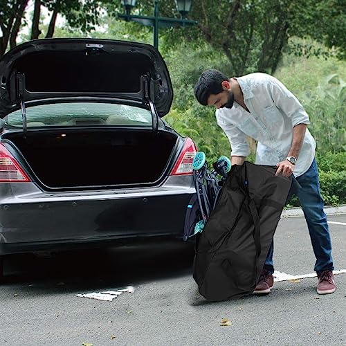 COOLBEBE 36-Inch Large Travel Duffle Bag, 100L Heavy Duty Luggage, Black - size: 36" x 13" x 13"