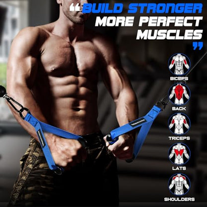 Resistance Bands and Exercise Handles, 4.9ft Exercise Bands for Physical Therapy, Stretch, Recovery, Pilates, Rehab, Strength Training Equipment