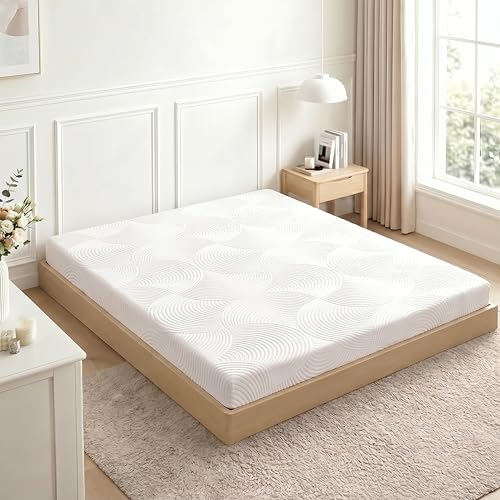 Japanese Floor Mattress,3.5"Thicken Futon Mattress Tatami Mat Queen | with Non-Slip Bottom,Removable Washable Cover,Foldable Mattress Tatami Mat Sleeping Pad,White Geometric,(80''x60'') - color: Ma1-white Geometric, size: Queen (80" X 60")