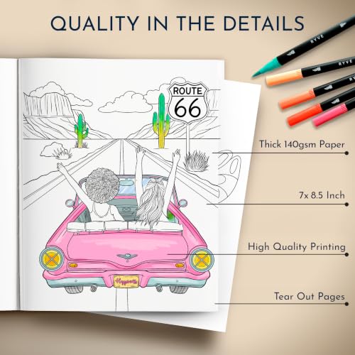 Coloring Books for Adults Relaxation, 2-Pack Set for Women, Stress Relief | Adult Coloring Book Set of 2 for Women, 60 Peaceful Designs & Inspiring Quotes, Mindfulness & Self-Care Stress Relief Gift - color: Relaxation Bundle - Harmony & Joy