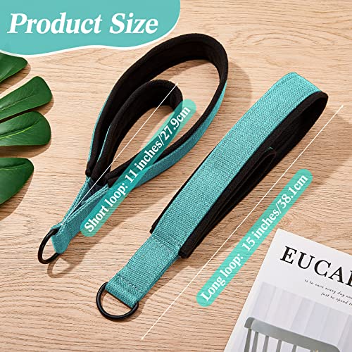 2 Pcs Pilates Straps, Double Loop D-ring Straps for Reformer Pilates