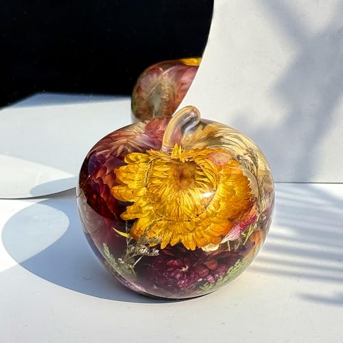 RESINWORLD 3D Apple Mold, Fruit Silicone Mold for Resin, Soap, Gypsum, Candle Wax Casting