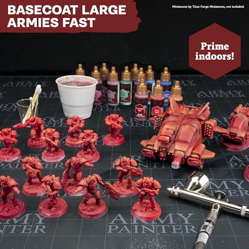 The Army Painter, Airbrush Primary Bundle Greyscale, 2 Triads x 6 x 18 ml | Pre-thinned Acrylic spray gun paints - Paint sprayer paint for D&D & Warhammer Miniatures - color: Greyscale