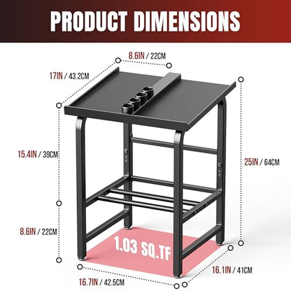 Dumbbell Rack Only Weight Stand For Adjustable Weight 500lbs Load up Heavy Duty for Home Gym（No Dumbbell, Rack Only）