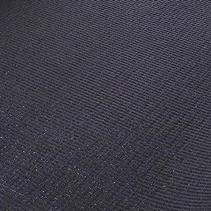 Fitvids All Purpose Thick High Density No Tear Exercise Yoga Mat with Strap & Lightweight Features for Indoor & Outdoor Use - color: Black