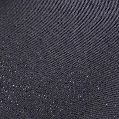 Fitvids All Purpose Thick High Density No Tear Exercise Yoga Mat with Strap & Lightweight Features for Indoor & Outdoor Use - color: Black