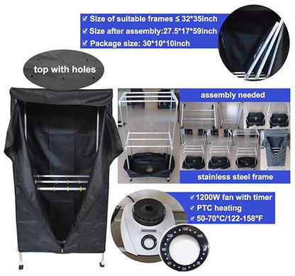 TECHTONGDA 4 Color 4 Station Screen Printing Press Kit with Flash Dryer UV Exposure Unit Drying Cabinet Washout Tank Squeegee Mesh Frame Accessories