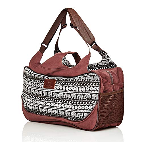 #DoYourYoga Full-Zip Extra Large Yoga Mat Tote Bag with Multi-Functional Storage Pockets for Sports Gym Pilates »Vimalaa« - color: WhiteElephant