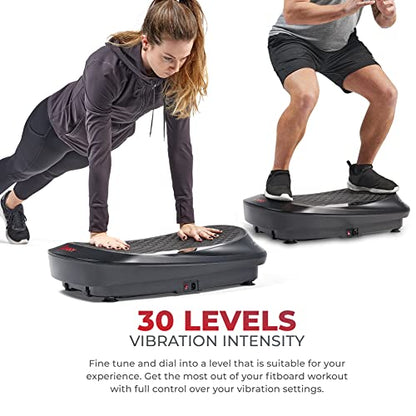 Sunny Health & Fitness 2D/3D Vibration Platform Exercise Machine w/ Remote - size: 4D