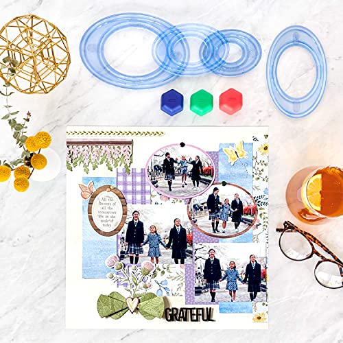 Custom Cutting System Patterns by Creative Memories (Oval (Set of 4)) - size: Oval (Set of 4)