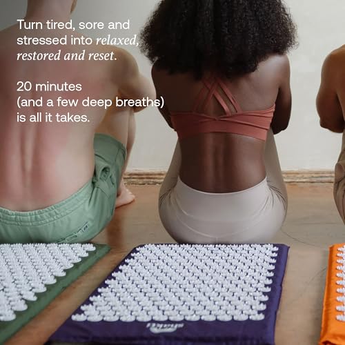 ShaktiMat Acupressure Mat for Tension Release & Relaxation, Level 3 Indigo - color: Indigo, size: Level 3