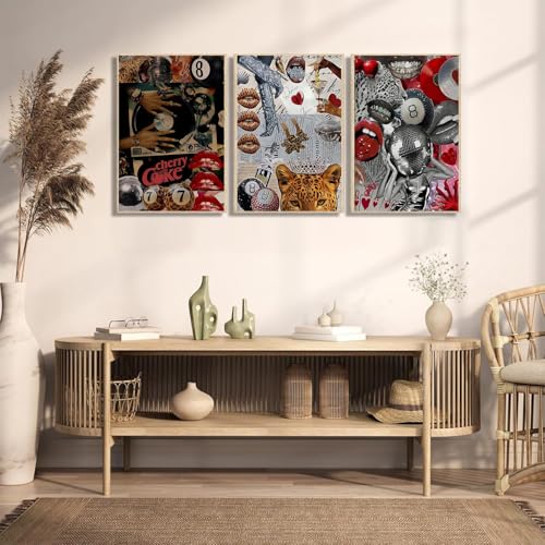 3 Pack Fashion Diamond Art Kits for Adults Diamond Painting Kit for Adults | Cute Fashion Modern 5D Diamond Dots Gem Art Crafts with Tools, Round Full Drill Crafts for Home Wall Decor-12X16in - color: DP03180, size: Round diamond painting