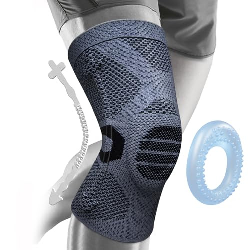 NEENCA Professional Knee Brace, Medical Knee Support for Women & Men Relief - color: Upgraded Version - Black, size: Medium