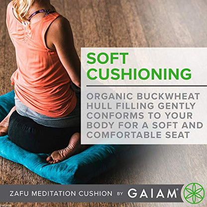 Gaiam Ergonomic Buckwheat - color: Purple | Zafu