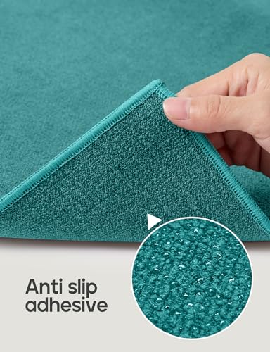 Heathyoga Yoga Mat Towel Non Slip for Hot Yoga Towel with Silicone Grip & Free Spray Bottle, 72"X26" Extra Large Microfiber Yoga Towel for Bikram, Pilates, Fitness - color: Teal