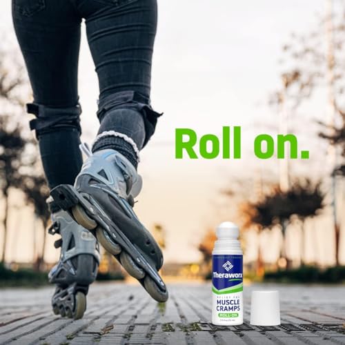 Theraworx Relief for Muscle Cramps Roll-On, 2.5 Oz (2 Count) - size: 2.5 Fl Oz (Pack of 2)