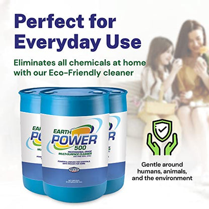 Earth Power Hypochlorous Acid 500 PPM Multipurpose Cleaner – 50 Gallon - style: 50 Gallons