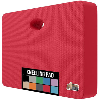 GORILLA GRIP® Extra Thick Foam Kneeling Pad for Gardening, 17.5x11 Red - color: Red
