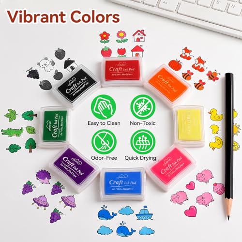 WAYCOM 18Pcs Linoleum Blocks for Printmaking: Linocut kit with Tools & Ink - 4x6 Rubber Carving Blocks - Art Craft Supplies for Beginners & Hobbyists - Gifts for Christmas/Birthday/Art Enthusiast - color: Pink-4 Carving Blocks