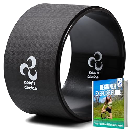 Yoga Wheel Set - Extra Wide Jumbo Wheel & Mini Massage Wheel
