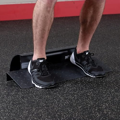 Body-Solid (SCB26) Calf Raise Block and Squat Platform - Solid Steel Incline Wedge for Enhanced Lower Body Workouts, 2000 lb Capacity