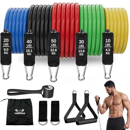 Resistance Bands with Handles, Exercise Bands for Men & Women