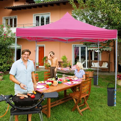 145 LBS Canopy Weights Sand Bags, 4-Pack Sand Bags for Weight Outdoor Advertising Tent Sunshade Fixed Windproof Pop up Canopy Tent Weights(Black-Blue Straps) - color: Black-blue straps