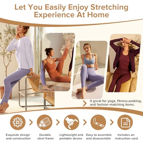 Hamstring Stretcher, Knee Extension Device for Knee Extension & Pain Relief, Adjustable Low Back, Calf, Leg & Hip Stretching Device for Flexibility, ACL Surgery Recovery Physical Therapy Equipment
