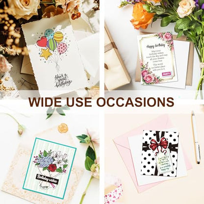 6 Pcs Clear Stamps for Birthday Card Making Supplies 20 Ink Pad | 3 Acrylic Stamp Block, Silicone Stamp with Birthday Word Candle Banner Cake Stamps for Crafting DIY Scrapbooking Journal - style: 29Pcs Celebrate Clear Stamps
