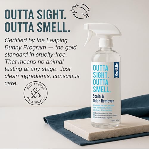 Natural Odor and Stain Remover Spray - Unscented Plant-Based Child and Pet Safe Cleaner Earth-Friendly Odor Eliminator Eco Cleaning Products for Home, Carpet, Upholstery 16 oz - size: 16 Fl Oz (Pack of 1)
