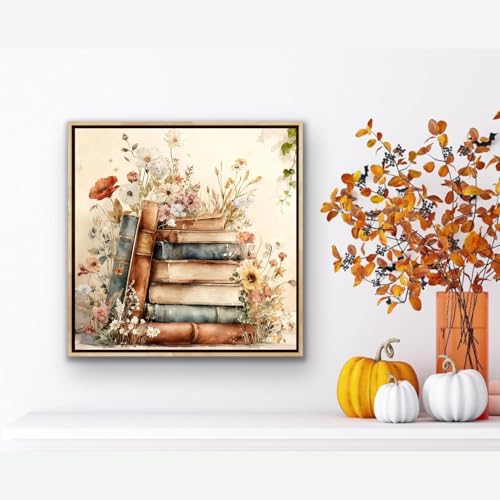 Diamond Art Kits for Adults,Flower Books Diamond Painting Kits 12x12in | Diamond Painting Kit - Sparkling Full Drill Design Perfect for Home Decor, Holiday Gifting, And Relaxing Crafting 12x12inch - color: DP03934