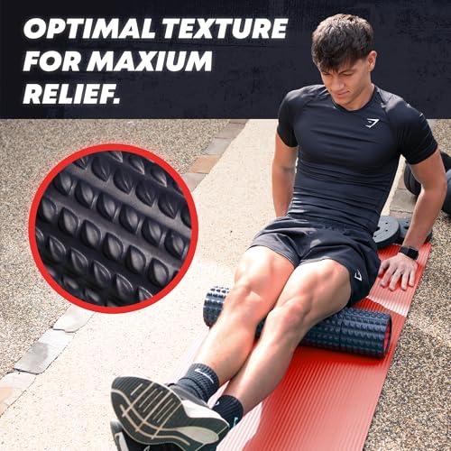 5-in-1 Long Foam Roller, 23" Long Back Roller for Physical Therapy with 5 Different Length Options, Muscle Trigger Points - Relieves Pain with Muscle Massage: Back, Shoulder, Foot, Legs, Arms, Neck - size: Long 23 Inch