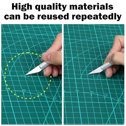 Yayatty Polymer Clay Tools, Acrylic Clay Roller, Acrylic Sheet, Rotary Cutting Mat, Round Polymer Clay Cutters with Clay Slicer Blade for Pottery and Sculpture (32 PCS) - color: 32 PCS