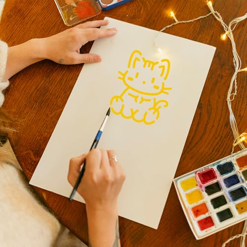 18 PCS Letter Tracing Stencils for Kids Numbers Alphabet Colorful Stencil | Mix Car Animal Stencils Writing Practice Kit