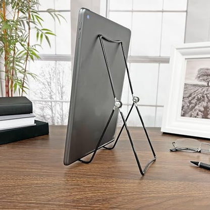 GIBSON HOLDERS 6AC Adjustable Black Wire Display Easel, 3.5" W x 4.5" D x 9.25" H, Pack of 12 - size: 12-Pack