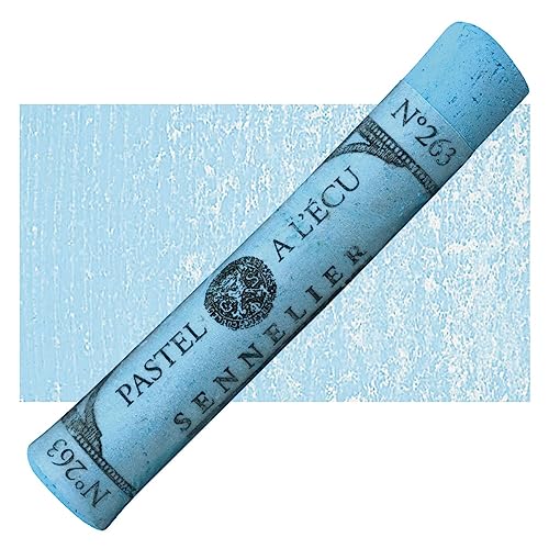 SENNELIER Extra-Soft French Pastel for Professional Artists, Cerulean Blue 263 - color: Blue