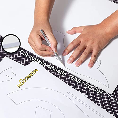 White Foam Sheets Roll, Premium Cosplay EVA Foam Sheet 8mm Thick,13.9"x39",High Density 86kg/m3 for Cosplay Costume, Crafts, DIY Projects by MEARCOOH… - color: White, size: Thickness-8mm