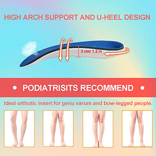 3/4 Length Orthotic Inserts, Half Shoe Insoles for Plantar Fasciitis - size: L - W11-12.5 | M9.5-11