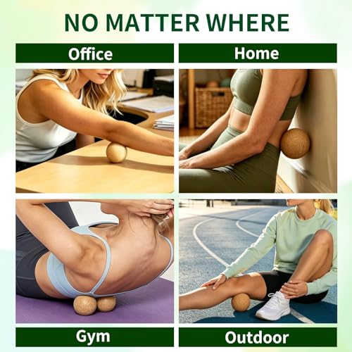 Cork Massage Ball -Trigger Point Ball for Fascia and Myofascial Release