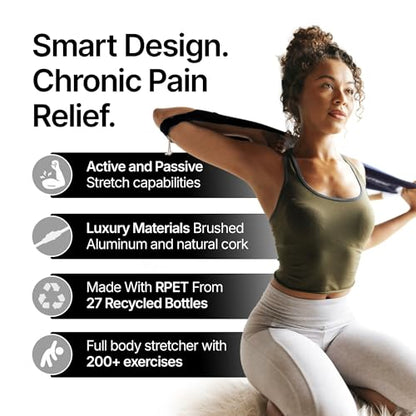 CastleFlexx Mobility and Full Body Strengthening Device - color: Black, size: X-Large 6'3 - 6'9