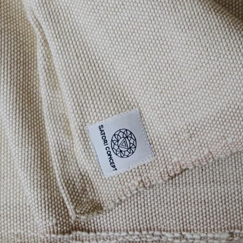 Premium Meditation and Yoga Blanket for Relaxation and Practice (Sand) - color: Sand