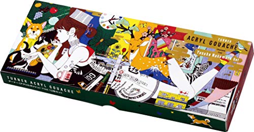 Turner Acryl Gouache Yusuke Nakamura Set of 12, 11ml Tubes - size: 11 ml (Pack of 12), style: 12 Color Yusuke Nakamura Set
